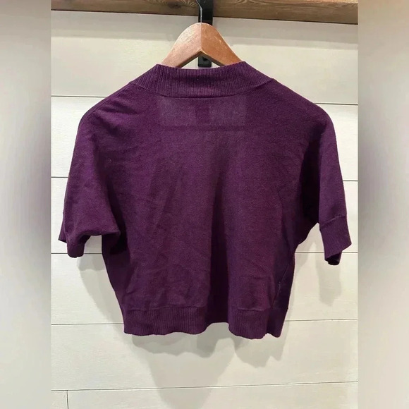 Ann Taylor Plum Cardigan- Size X- Small - Picture 4 of 4